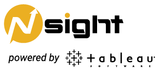 N'Sight powered by tableau logo by N'ware Technologies