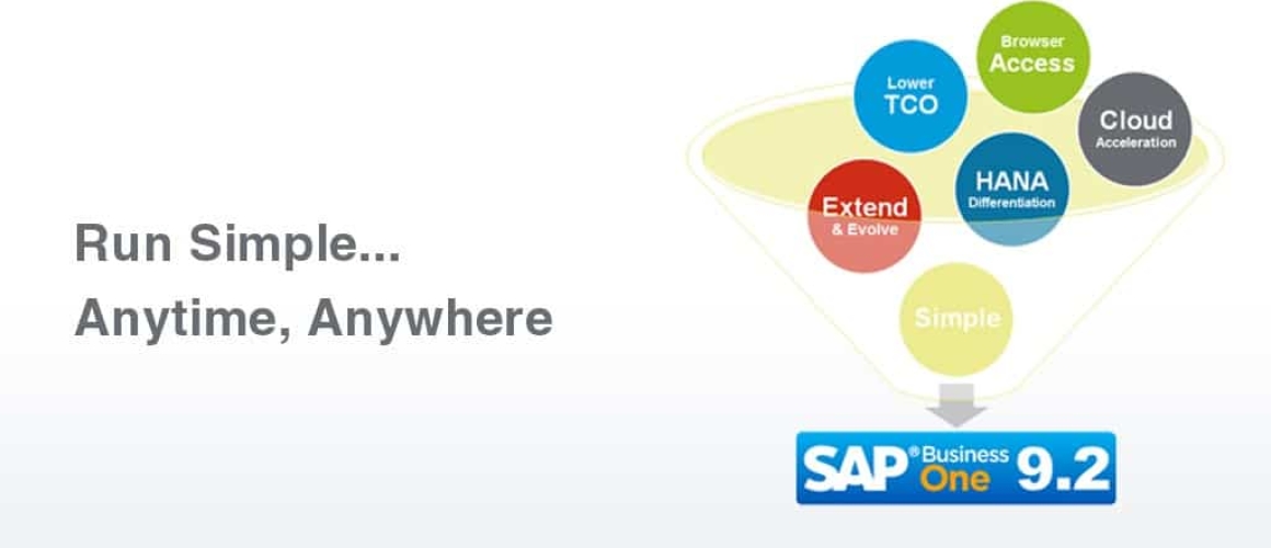 SAP Business One 9.2 est maintenant disponible! SAP Business One 9.2 est maintenant disponible!
